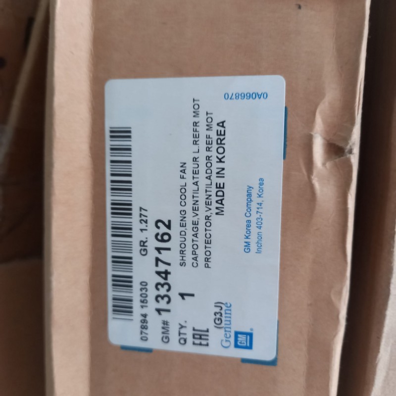 Chevrolet Cruze Radyatör Fan Davlumbazı  F16D4 Gm 13347162